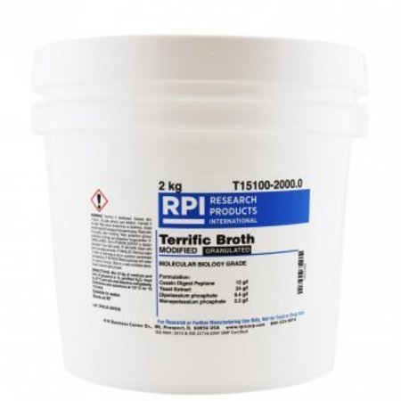RPI Terrific Broth, Granulated, 2 KG T15100-2000.0